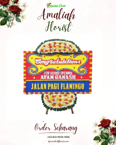 Bunga Papan Congratulation di Rumah Duka Kasih Damai Bintaro
